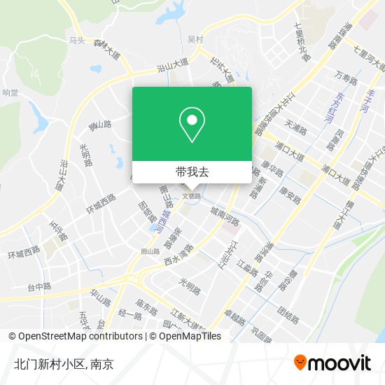 北门新村小区地图