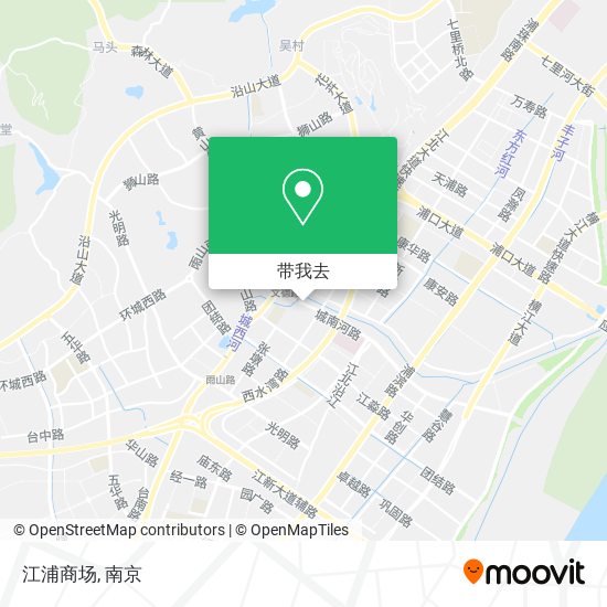 江浦商场地图