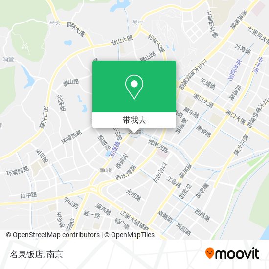 名泉饭店地图