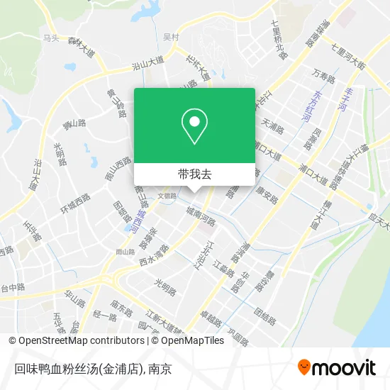 回味鸭血粉丝汤(金浦店)地图