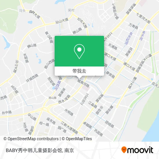 BABY秀中韩儿童摄影会馆地图