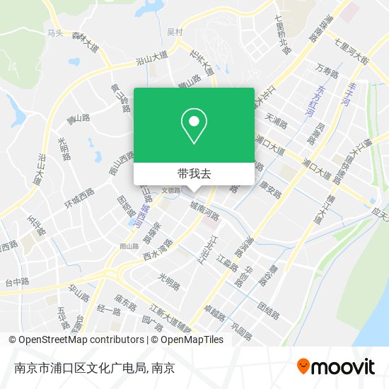 南京市浦口区文化广电局地图