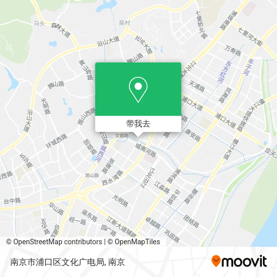 南京市浦口区文化广电局地图