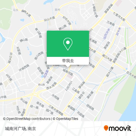 城南河广场地图