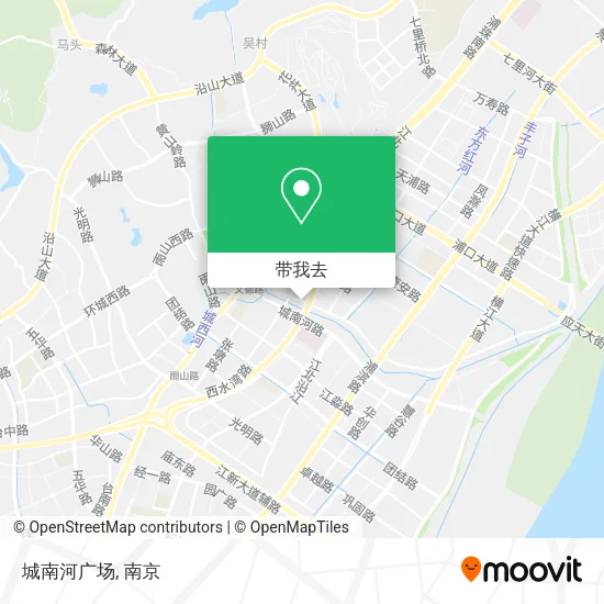 城南河广场地图
