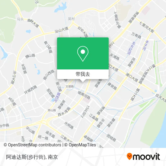 阿迪达斯(步行街)地图