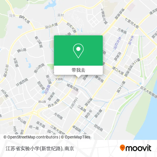 江苏省实验小学(新世纪路)地图