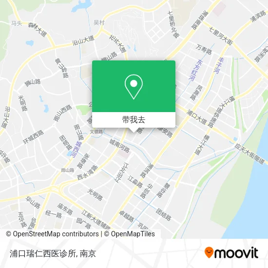 浦口瑞仁西医诊所地图