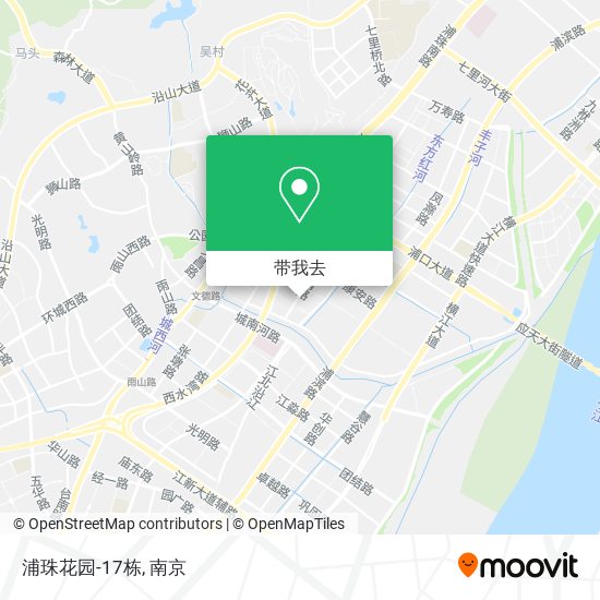 浦珠花园-17栋地图