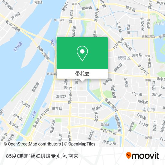 85度C咖啡蛋糕烘焙专卖店地图