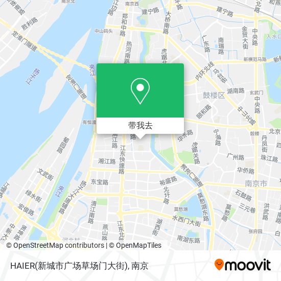 HAIER(新城市广场草场门大街)地图