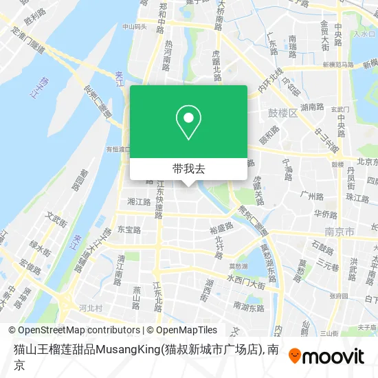 猫山王榴莲甜品MusangKing(猫叔新城市广场店)地图