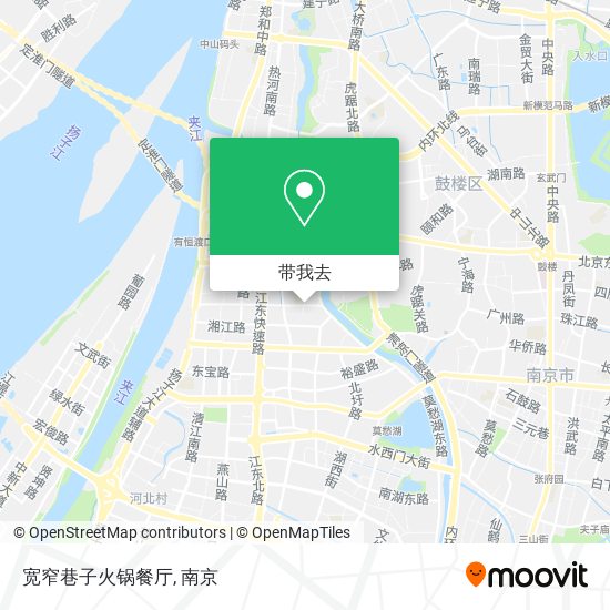 宽窄巷子火锅餐厅地图