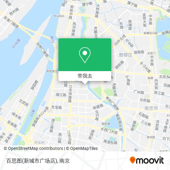 百思图(新城市广场店)地图