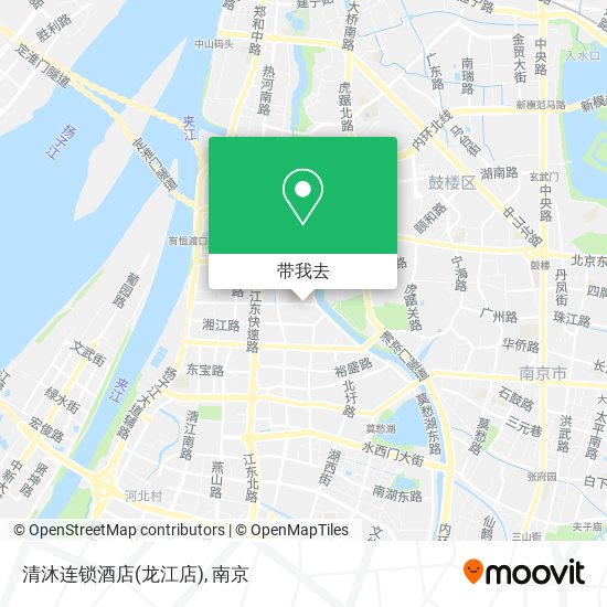 清沐连锁酒店(龙江店)地图