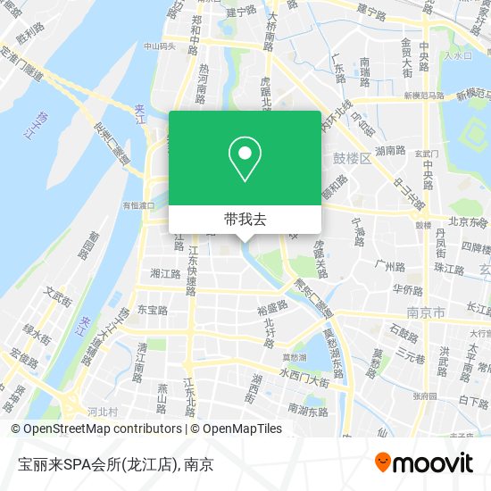 宝丽来SPA会所(龙江店)地图