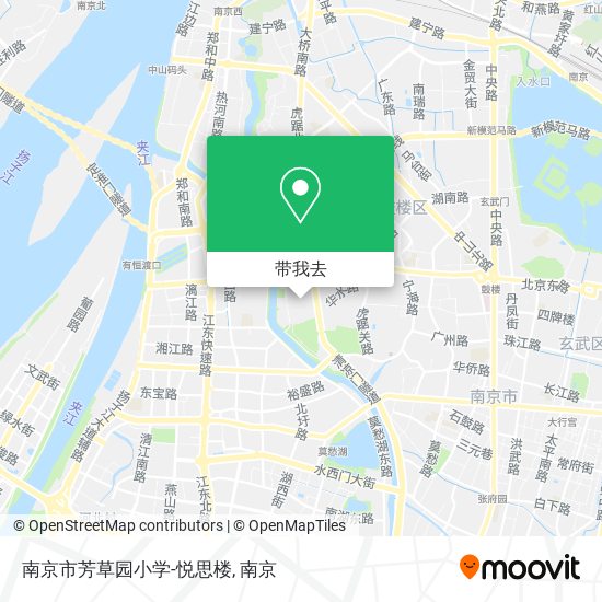 南京市芳草园小学-悦思楼地图