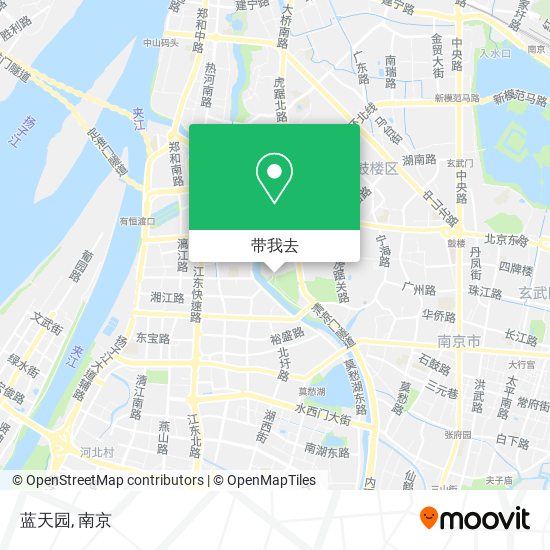 蓝天园地图