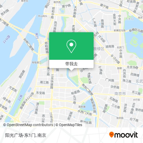 阳光广场-东1门地图
