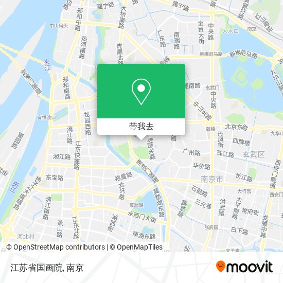 江苏省国画院地图