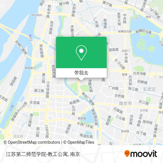 江苏第二师范学院-教工公寓地图