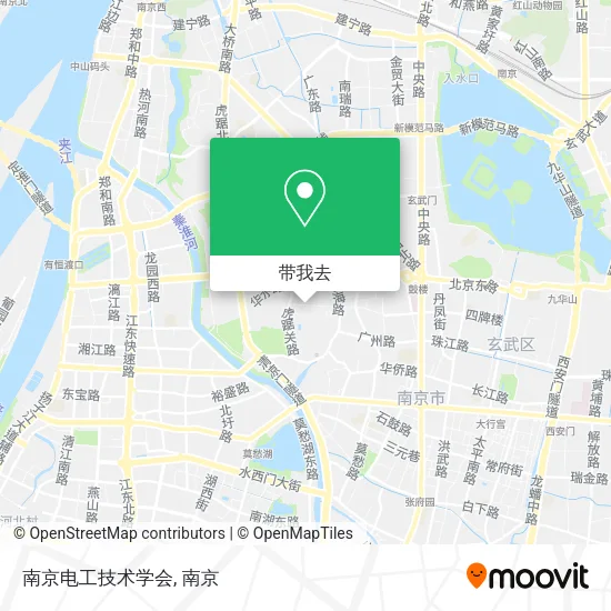 南京电工技术学会地图