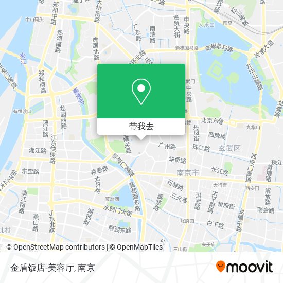 金盾饭店-美容厅地图