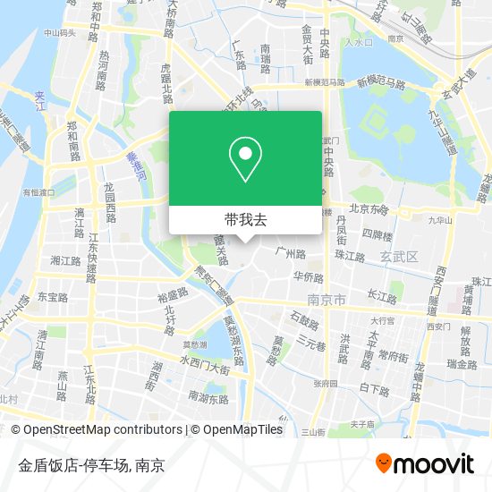 金盾饭店-停车场地图
