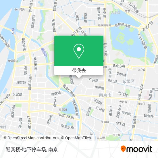 迎宾楼-地下停车场地图