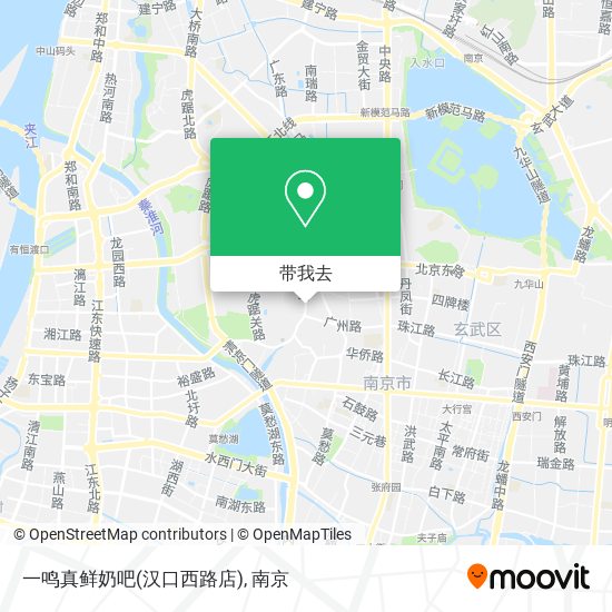 一鸣真鲜奶吧(汉口西路店)地图