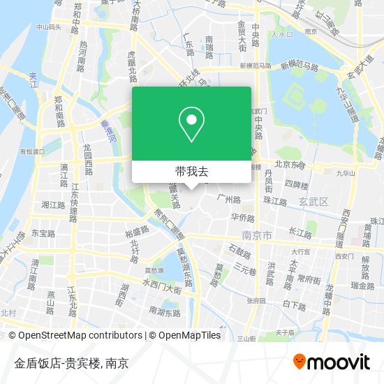 金盾饭店-贵宾楼地图
