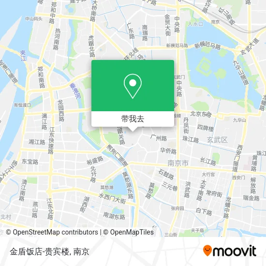 金盾饭店-贵宾楼地图