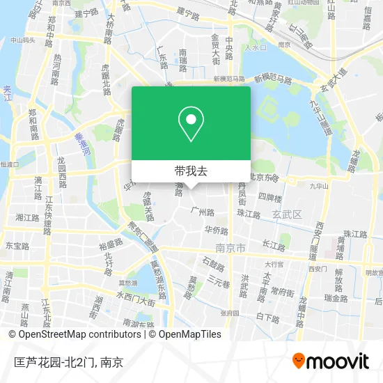 匡芦花园-北2门地图