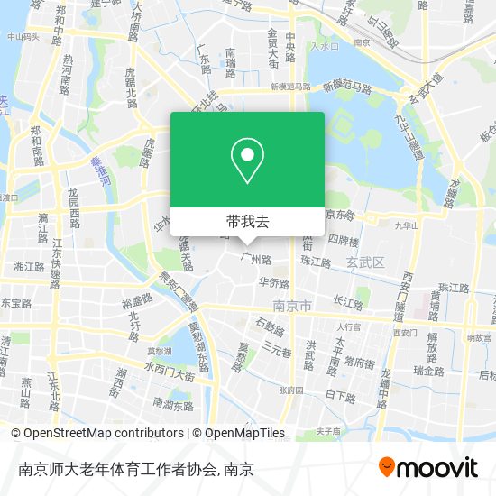 南京师大老年体育工作者协会地图