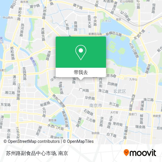 苏州路副食品中心市场地图