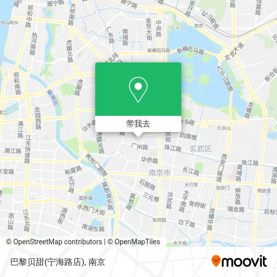 巴黎贝甜(宁海路店)地图