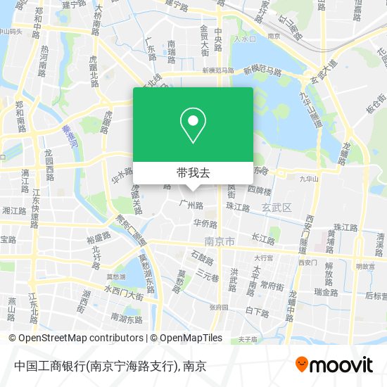中国工商银行(南京宁海路支行)地图
