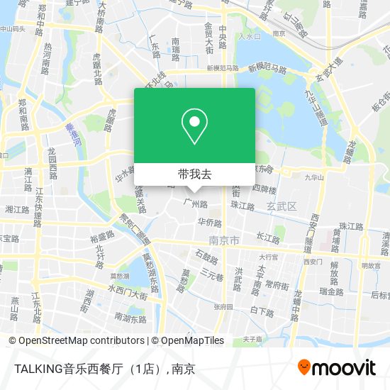 TALKING音乐西餐厅（1店）地图