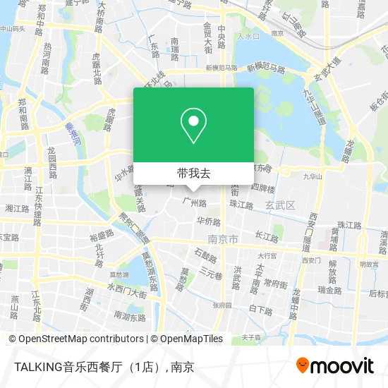 TALKING音乐西餐厅（1店）地图