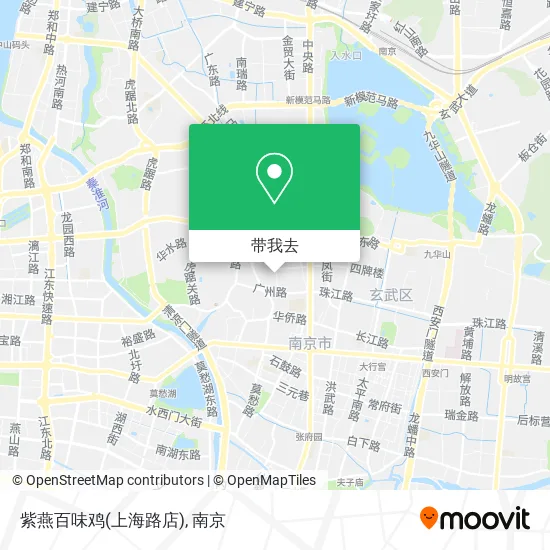 紫燕百味鸡(上海路店)地图