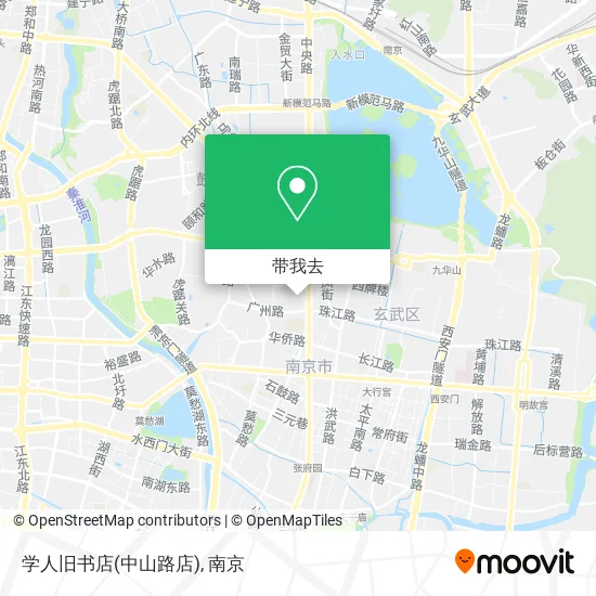 学人旧书店(中山路店)地图