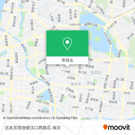 志友宾馆连锁汉口西路店地图