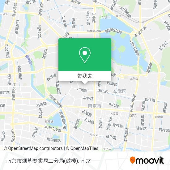 南京市烟草专卖局二分局(鼓楼)地图