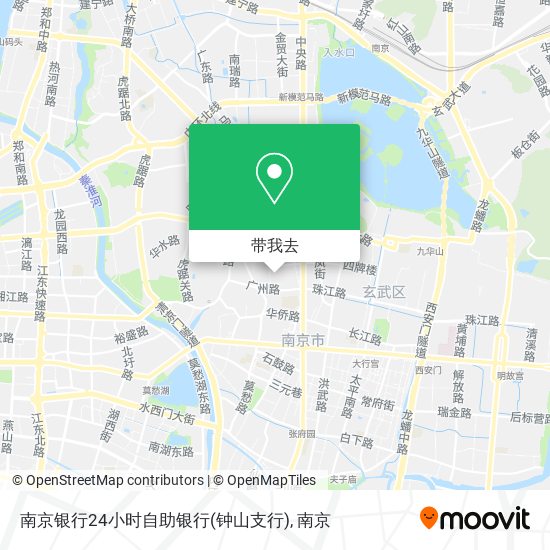 南京银行24小时自助银行(钟山支行)地图