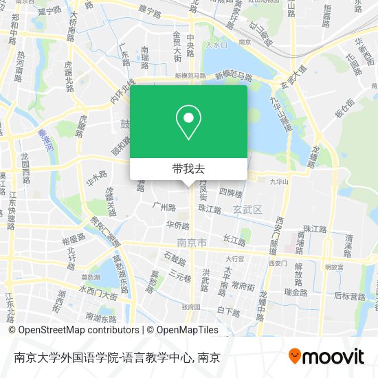 南京大学外国语学院-语言教学中心地图