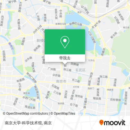 南京大学-科学技术馆地图