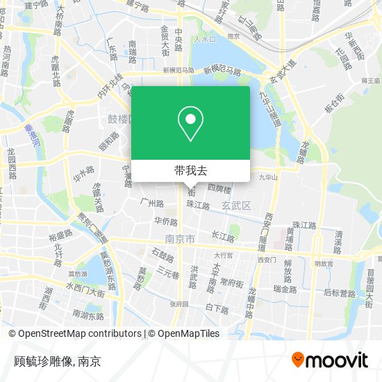 顾毓珍雕像地图