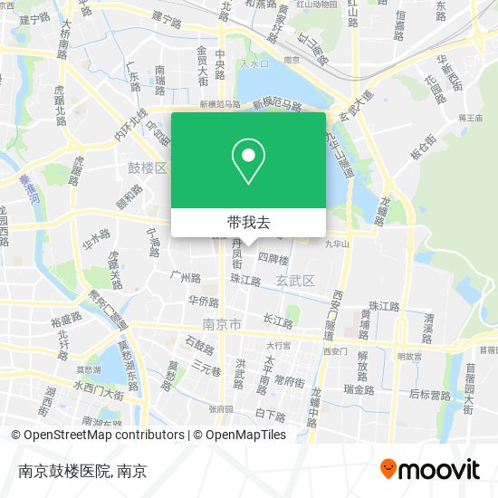 南京鼓楼医院地图