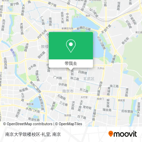 南京大学鼓楼校区-礼堂地图