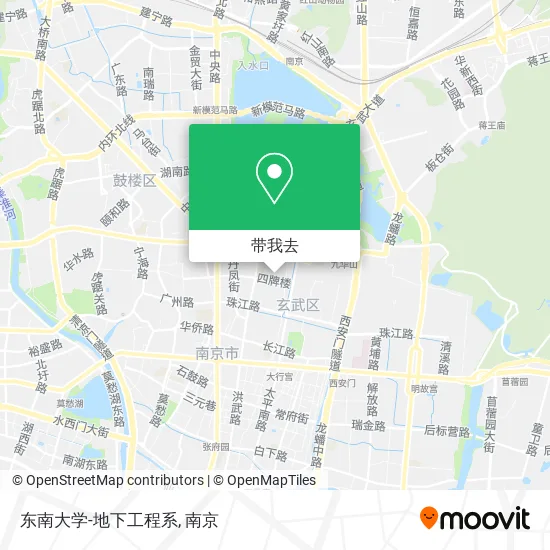 东南大学-地下工程系地图